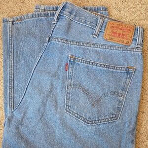 Levi's 550 Classic Blue Relaxed Men's Jeans 40x32 100% Cotton